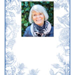 Blue Floral Memorial Welcome Sign