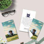 Golf Theme Prayer Card