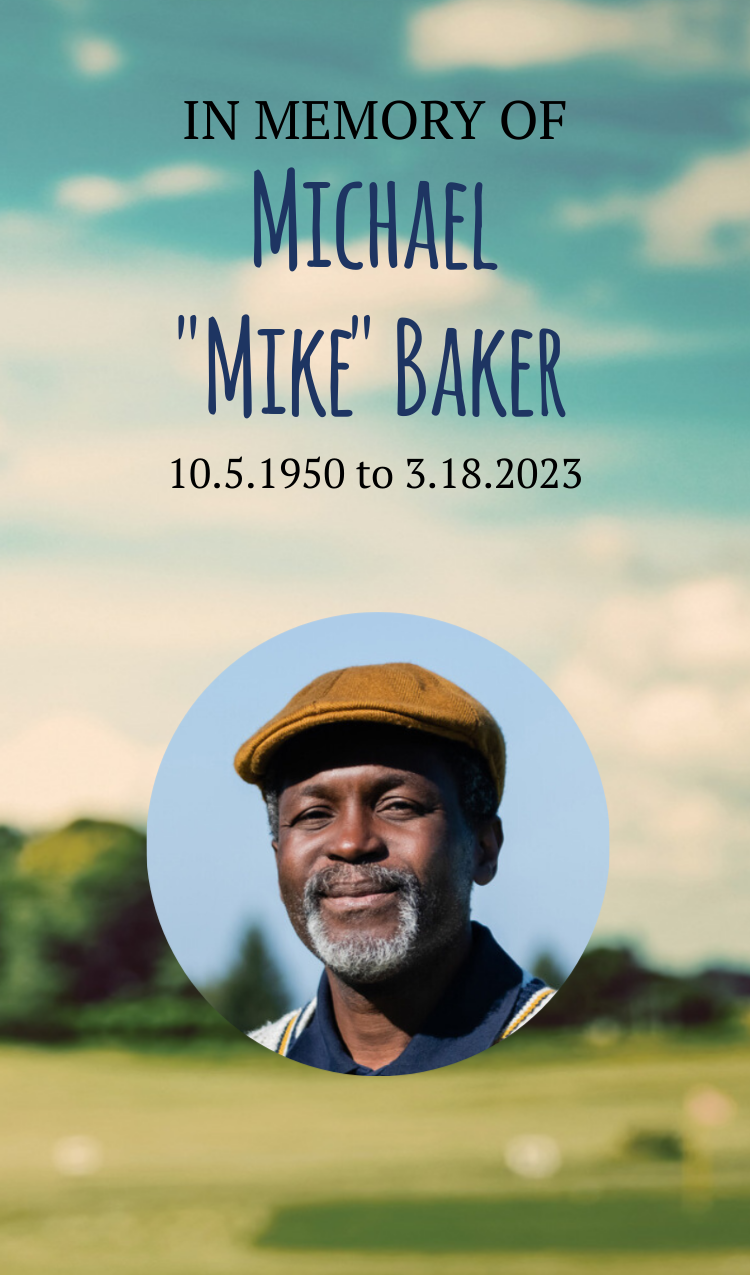 Golf Theme Prayer Card