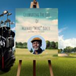Golf Memorial Poster Template