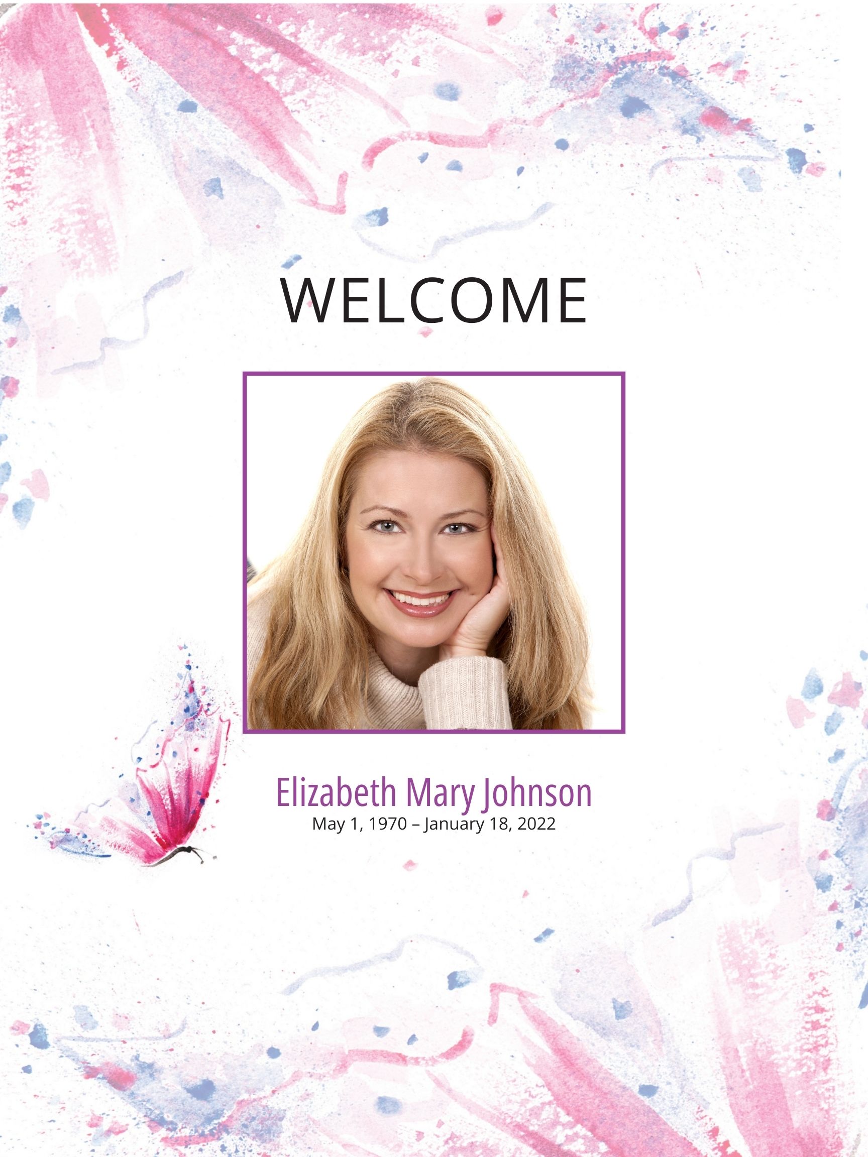 Butterfly Poster Template